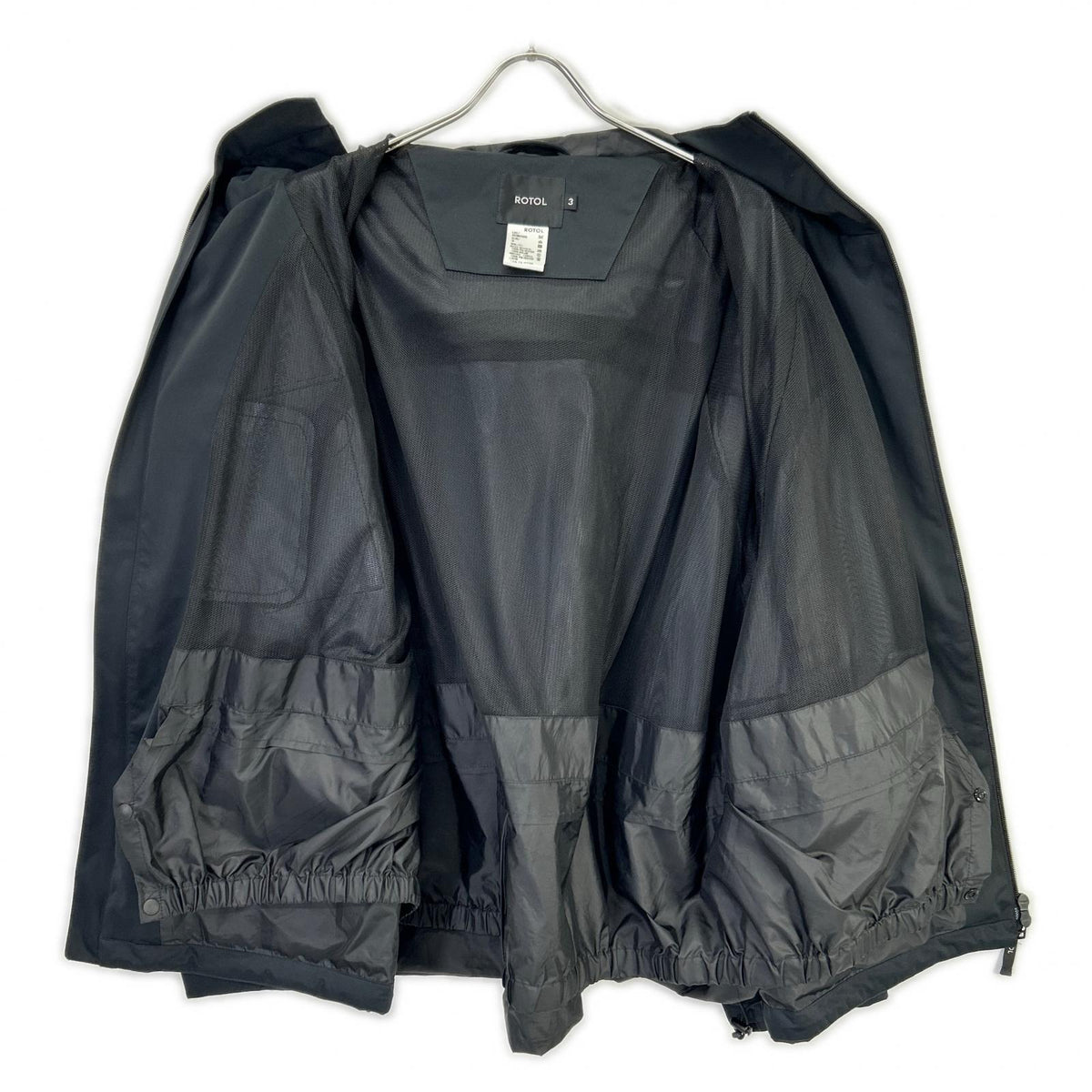 ROTOL 23AW Black Shell Parka Jacket Size 3