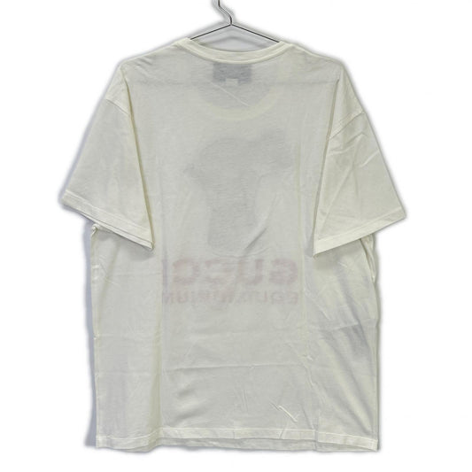 GUCCI 615044 Pig Embroidery T-Shirt White Size L