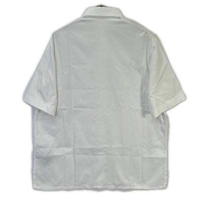 Dior HOMME White Denim Tears Short-Sleeve Shirt Size 40