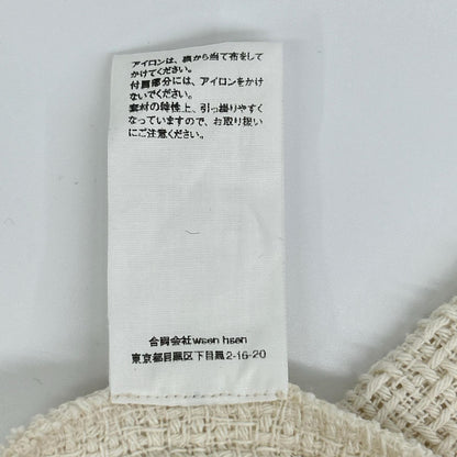 OLD FOLK HOUSE Ivory Rope Jacket Size 3