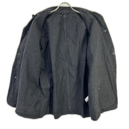 COMOLI Black Denim Work Jacket Size 1