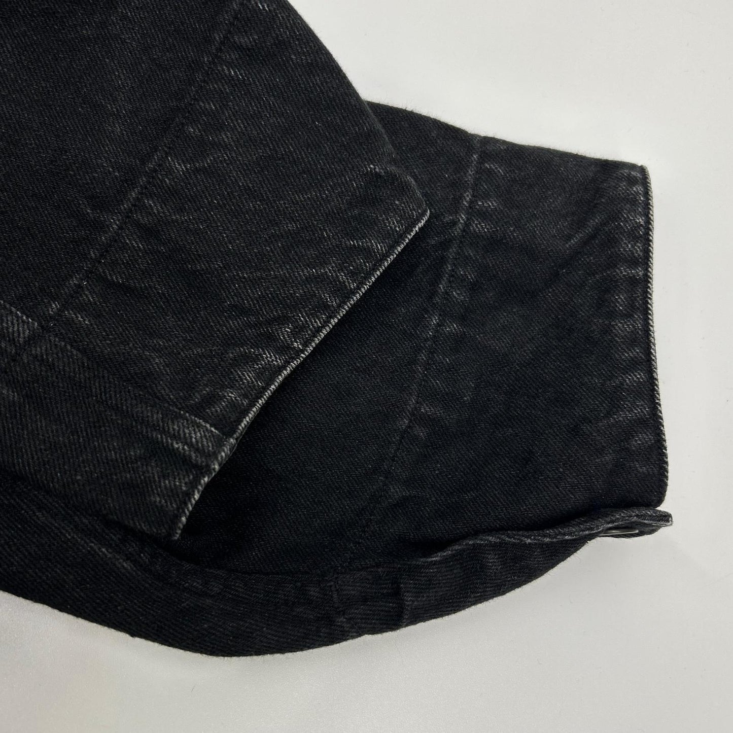 COMOLI Black Denim Work Jacket Size 1