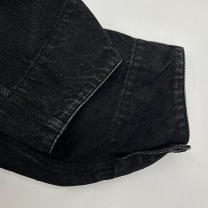 COMOLI Black Denim Work Jacket Size 1