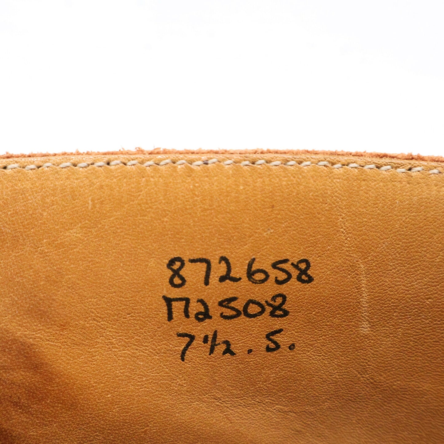 Tricker's Brown Leather Wingtip Brogue Boots Size 71/2