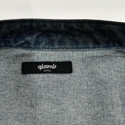 (g) Black Denim Riders Jacket Size S