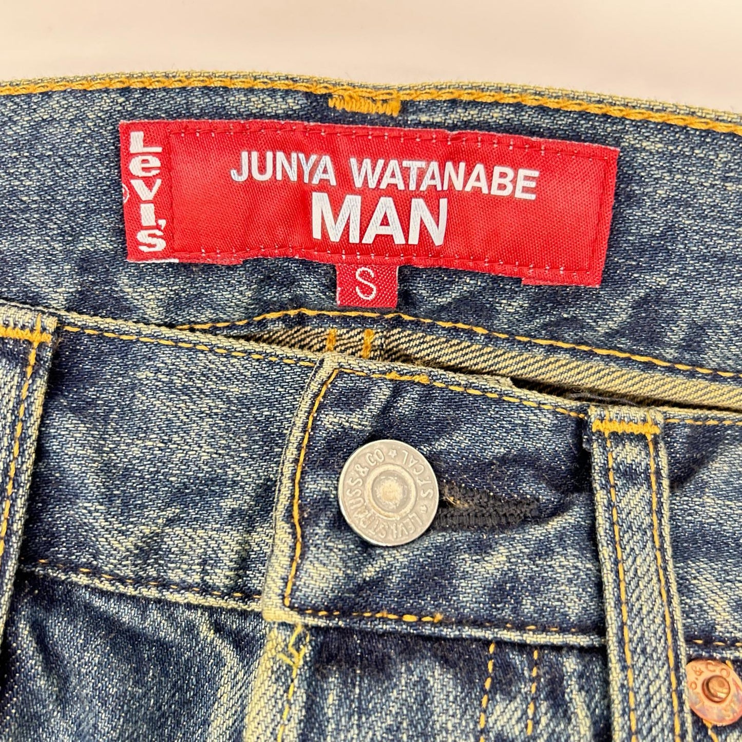 JUNYA WATANABE MAN Blue Denim Pants Size S