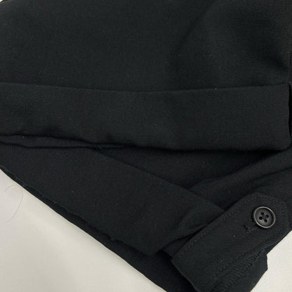 Yohji Yamamoto POUR HOMME Black 2-Tuck Slacks Size 3
