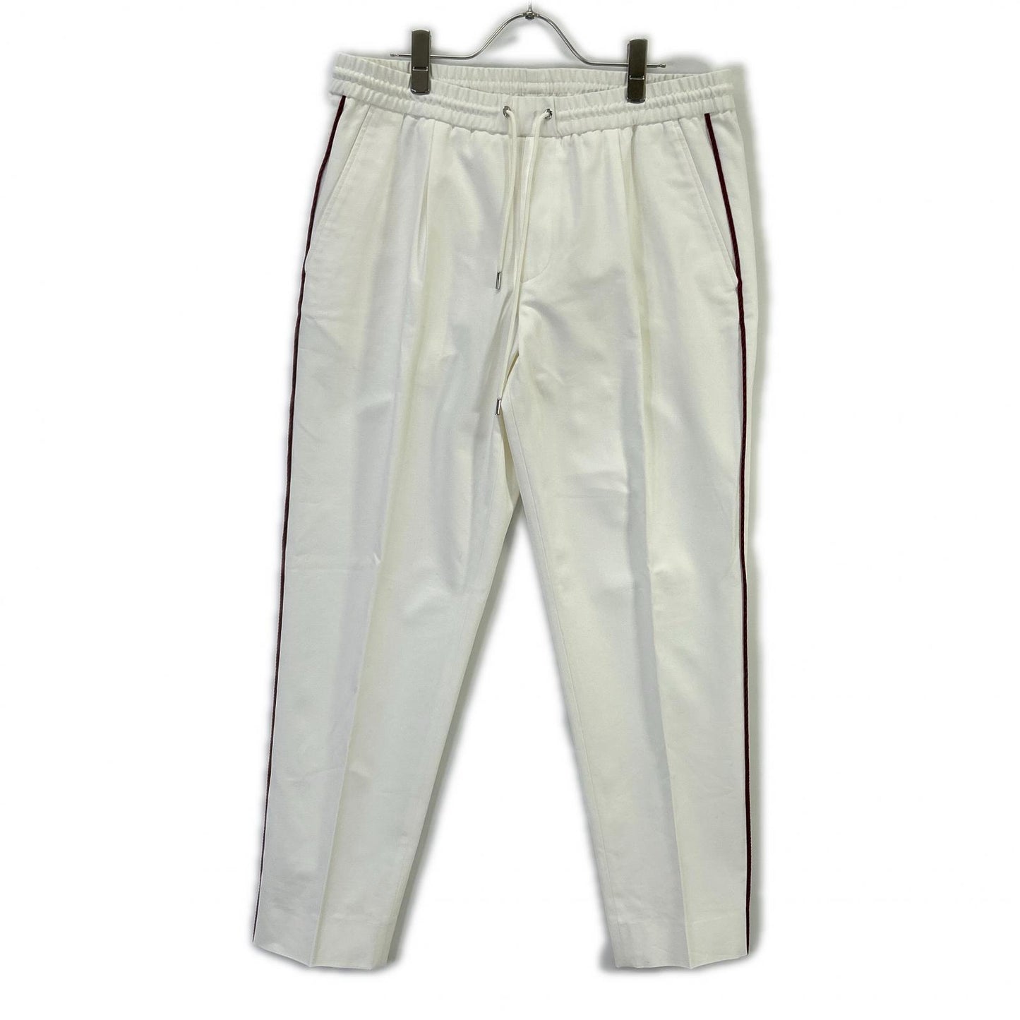 MONCLER White PANTALONE SPOTIVO Casual Pants Size 50
