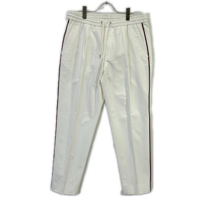 MONCLER White PANTALONE SPOTIVO Casual Pants Size 50