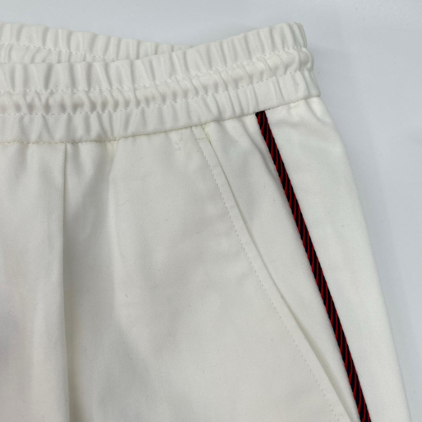 MONCLER White PANTALONE SPOTIVO Casual Pants Size 50