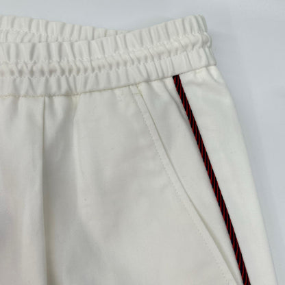 MONCLER White PANTALONE SPOTIVO Casual Pants Size 50