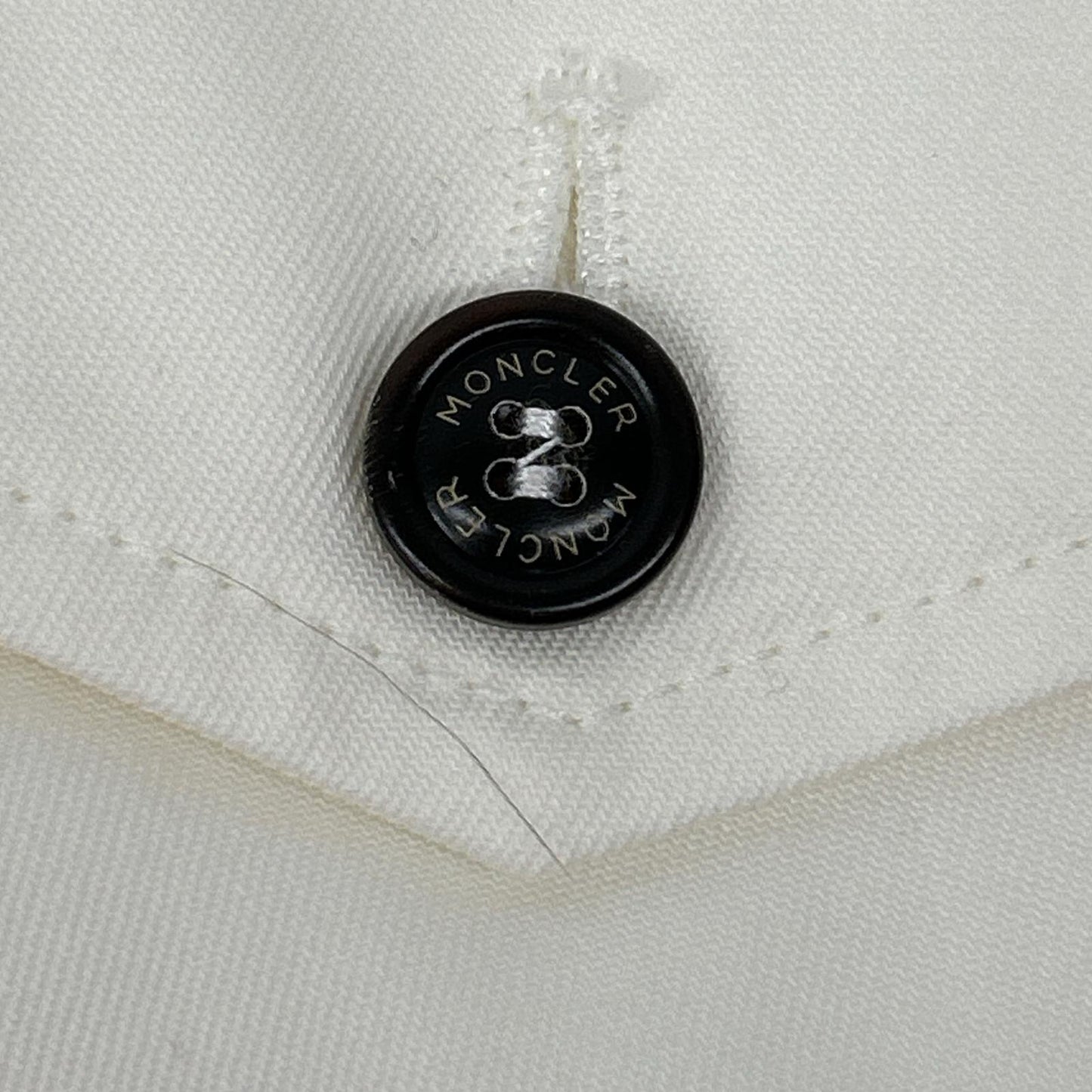 MONCLER White PANTALONE SPOTIVO Casual Pants Size 50