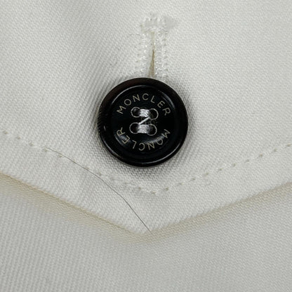 MONCLER White PANTALONE SPOTIVO Casual Pants Size 50