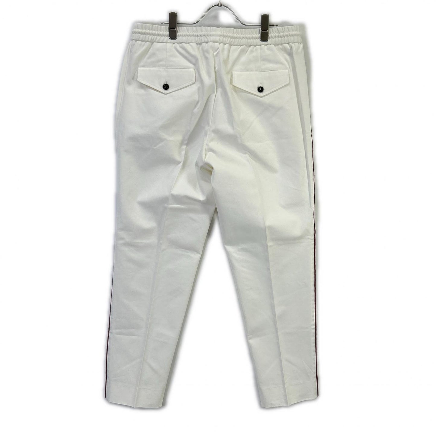 MONCLER White PANTALONE SPOTIVO Casual Pants Size 50