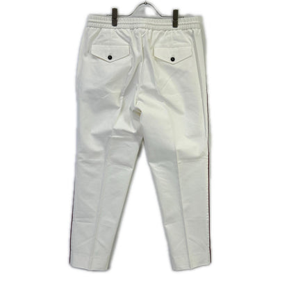 MONCLER White PANTALONE SPOTIVO Casual Pants Size 50