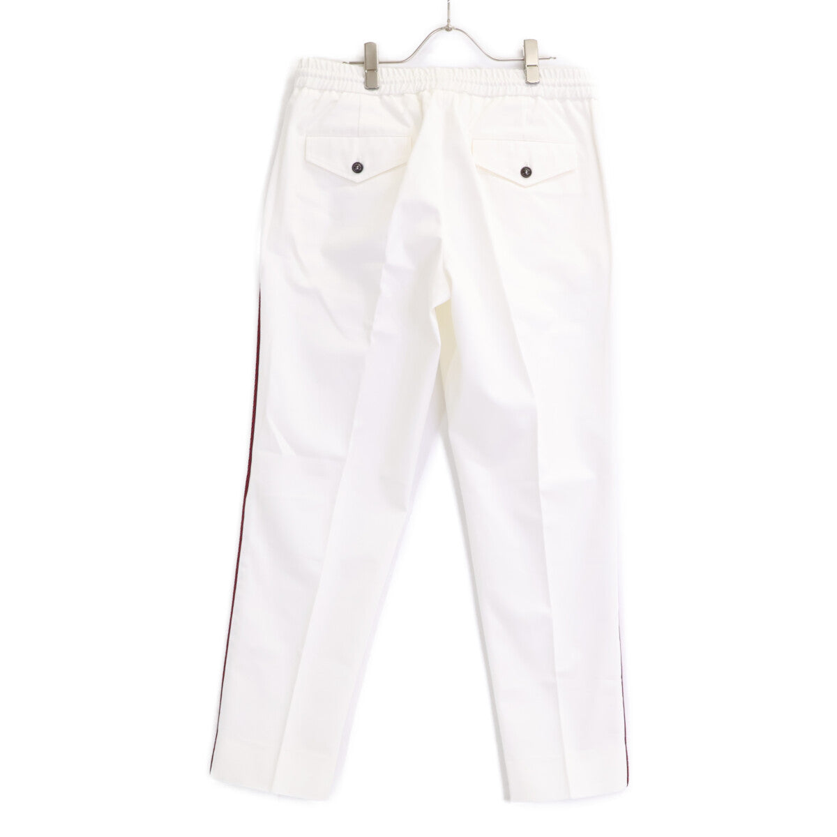 MONCLER White Cotton Sideline Easy Pants Size 48