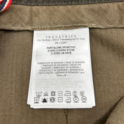 MONCLER Brown PANTALONE SPOTIVO Casual Pants Size 50