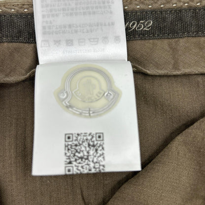 MONCLER Brown PANTALONE SPOTIVO Casual Pants Size 50