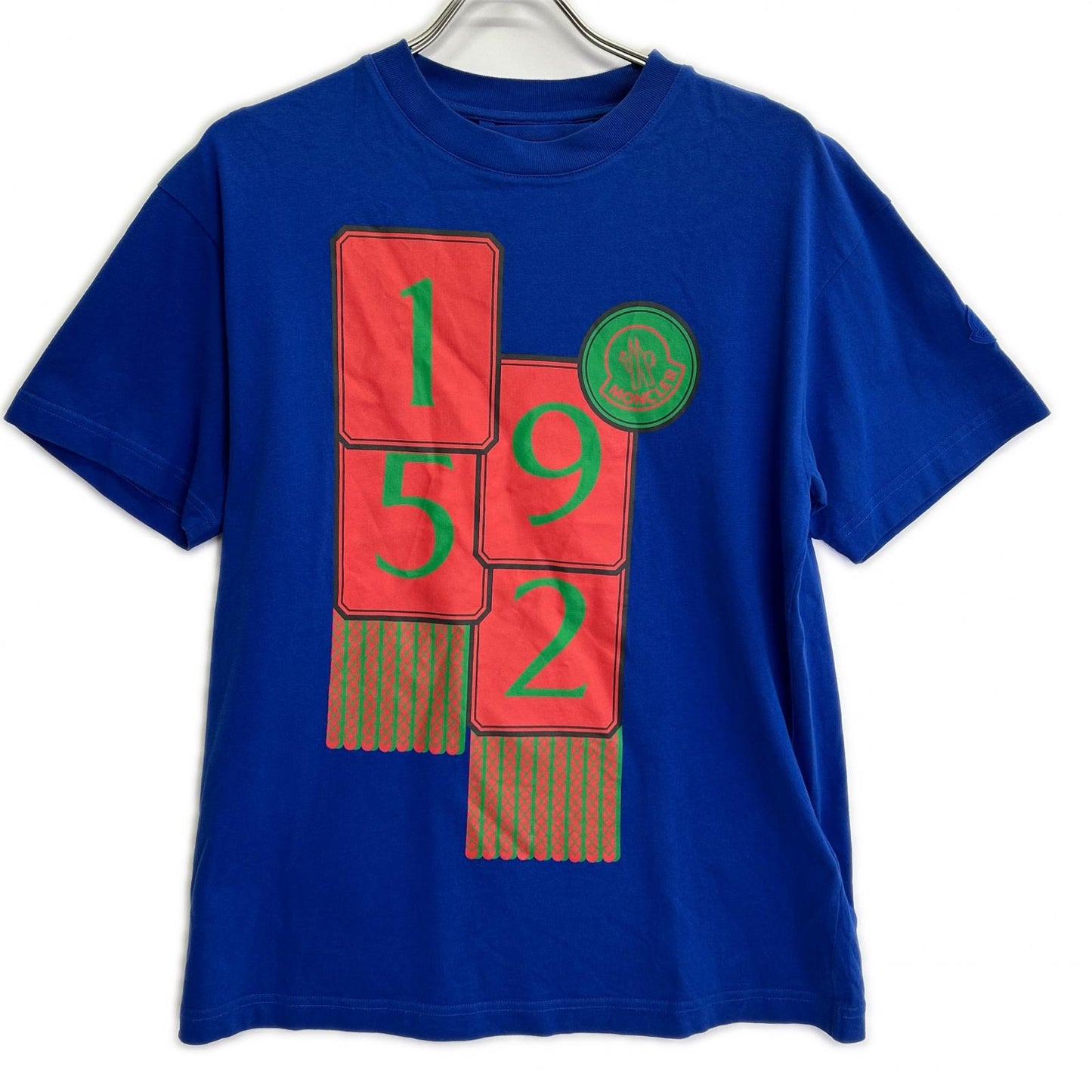 MONCLER '21 Genius Blue Graphic T-Shirt Size XS