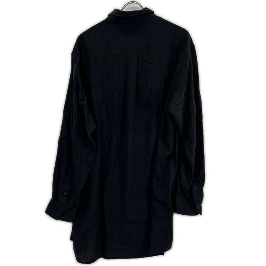 Yohji Yamamoto PH Black Cellulose Oversized Shirt Size 4