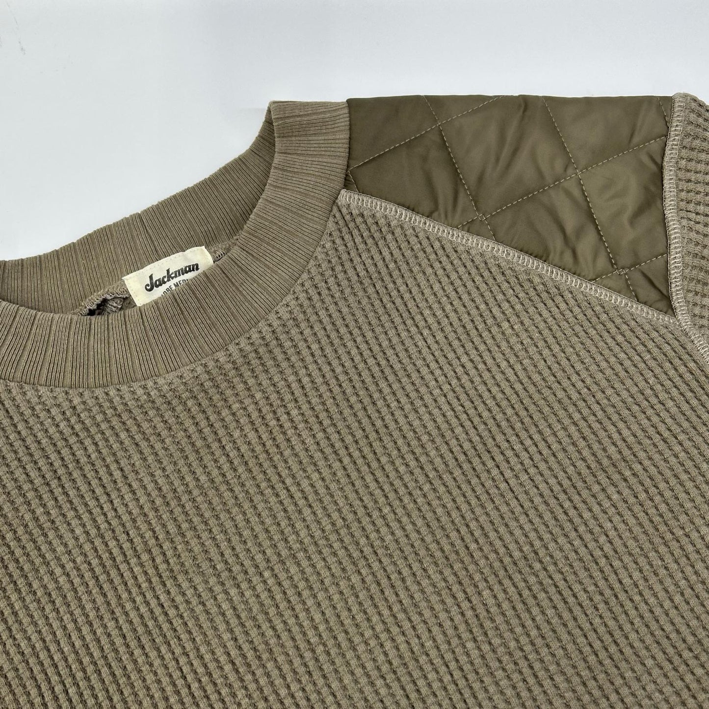 Jackman Khaki x Lavenham Waffle Armored Midneck Size XL