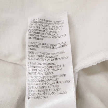 BALENCIAGA 23 Vintage DIY Metal Logo T-Shirt White Size L