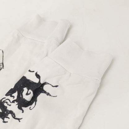 BALENCIAGA 23 Vintage DIY Metal Logo T-Shirt White Size L
