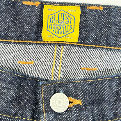 THE BLUEST OVERALLS Indigo TT Denim Pants Size 38