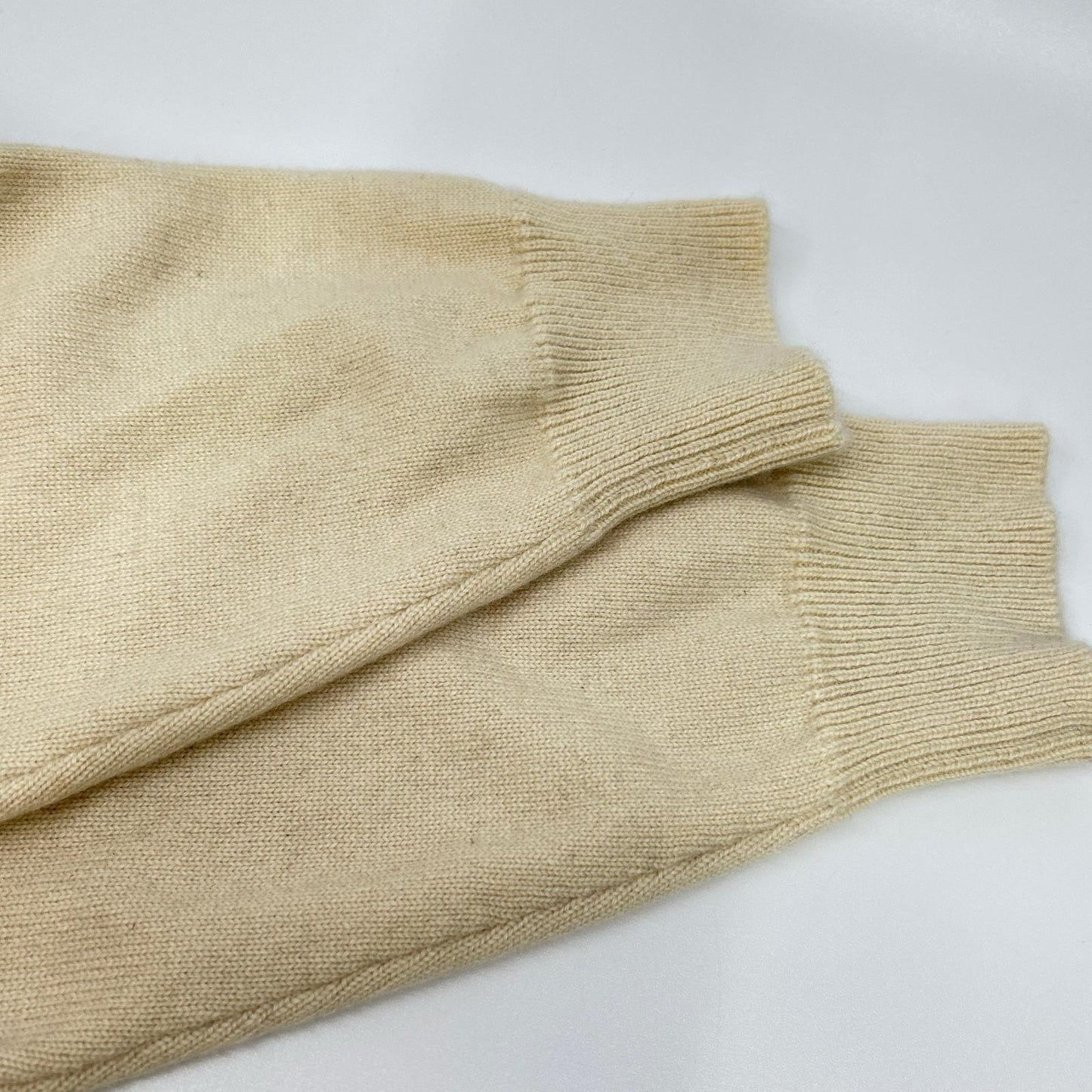Yonetomi Ivory RIGID 100% Cashmere Sweater Size 3