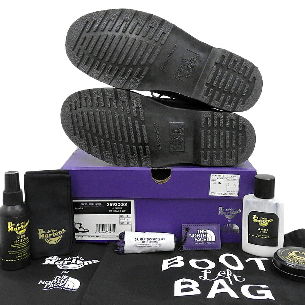 THE NORTH FACE PURPLE LABEL Black 9-Hole Boots Size 8(UK)