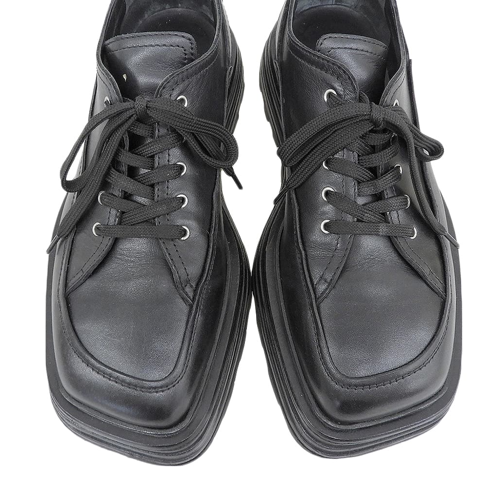 JILSANDER 23SS Square Toe Commando Shoes Black Size EU 41
