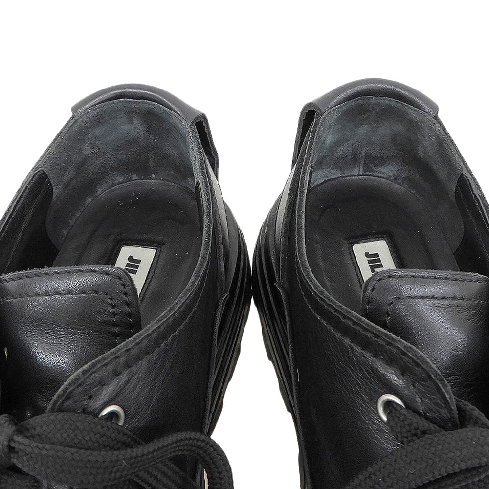 JILSANDER 23SS Square Toe Commando Shoes Black Size EU 41