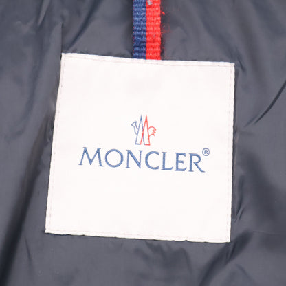MONCLER MONTGENEVRE Wool Hooded Down Jacket Navy Size 5