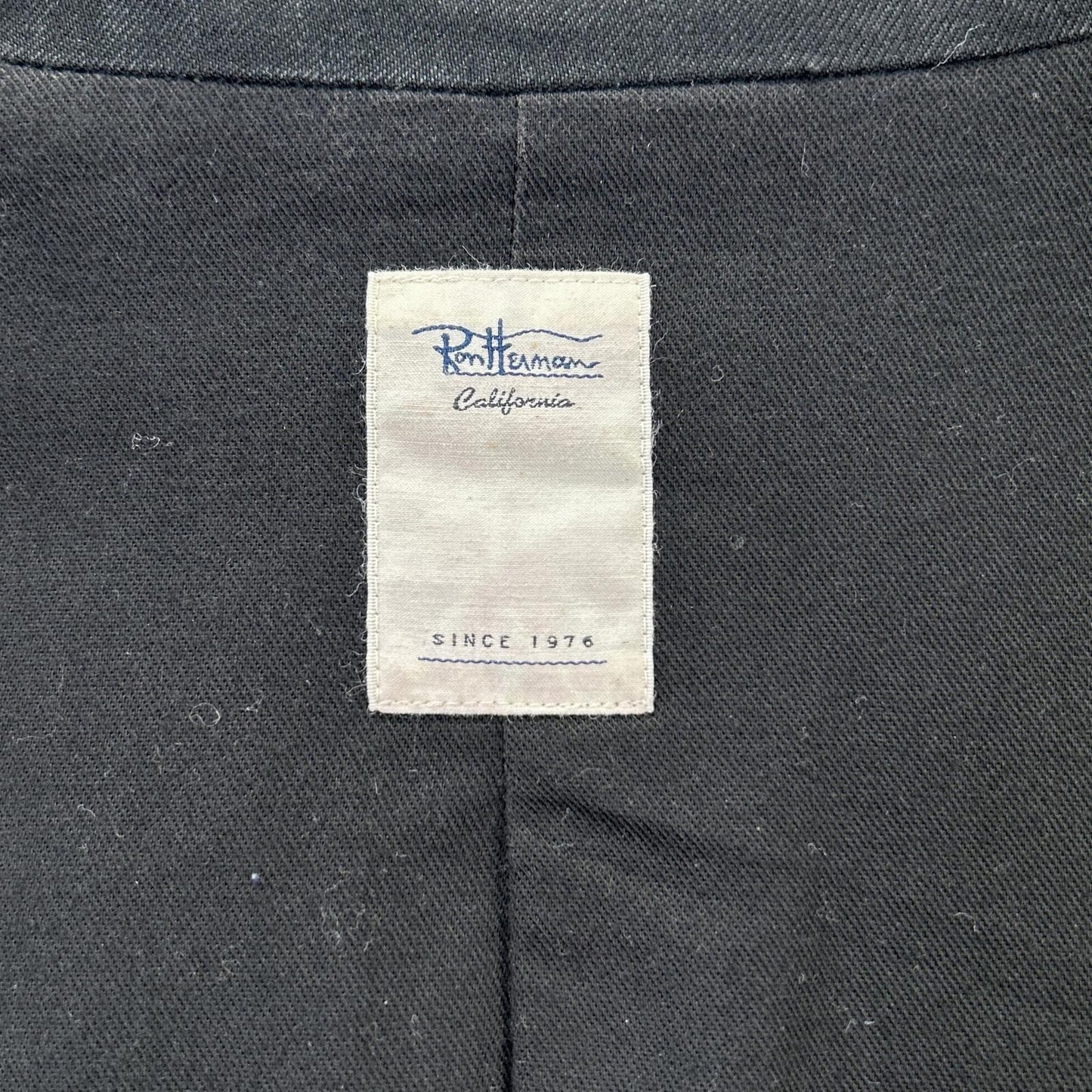 Ron Herman Linen Wool Jacket Black Size M