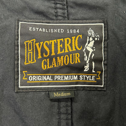 HYSTERIC GLAMOUR Sound & Vision P-Coat Black Size M