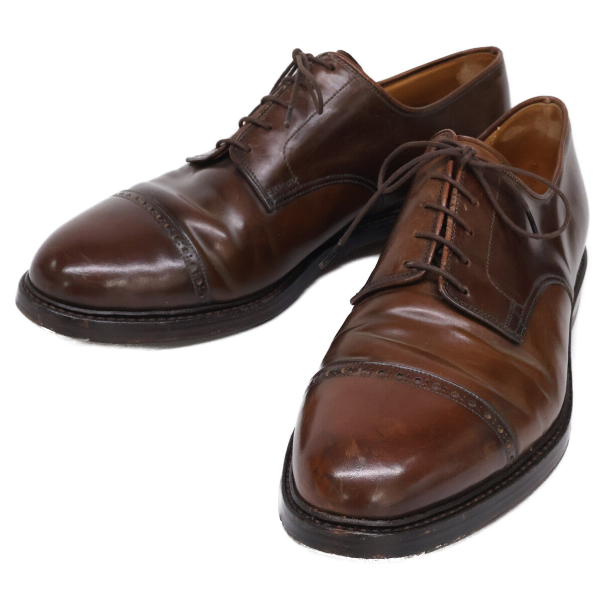 Crockett&Jones Cordovan Ralph Lauren Tip Sneakers Size 10D