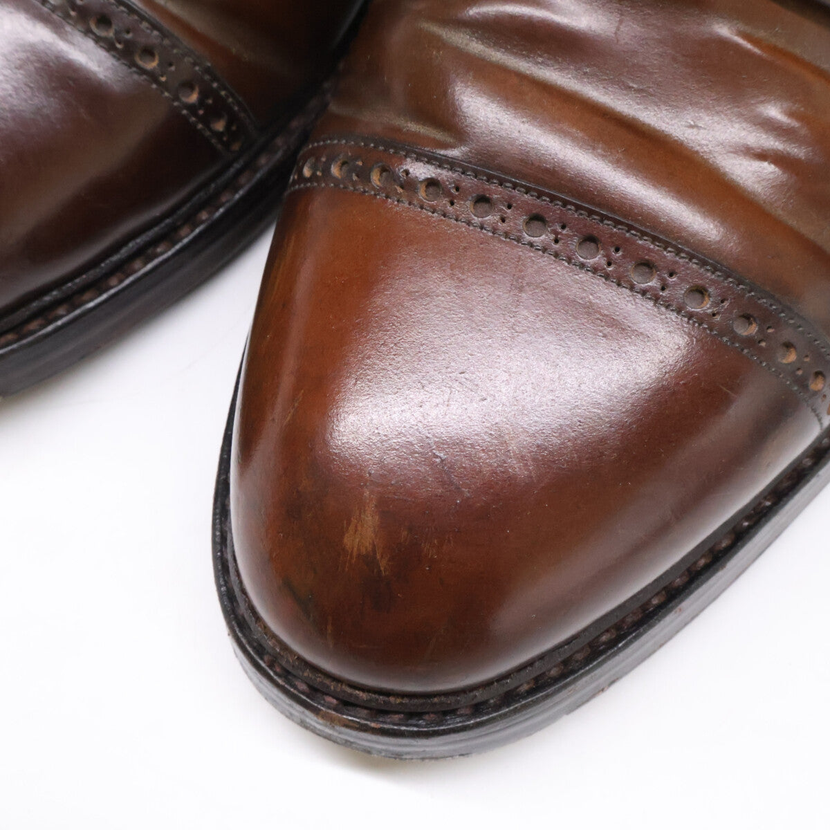 Crockett&Jones Cordovan Ralph Lauren Tip Sneakers Size 10D