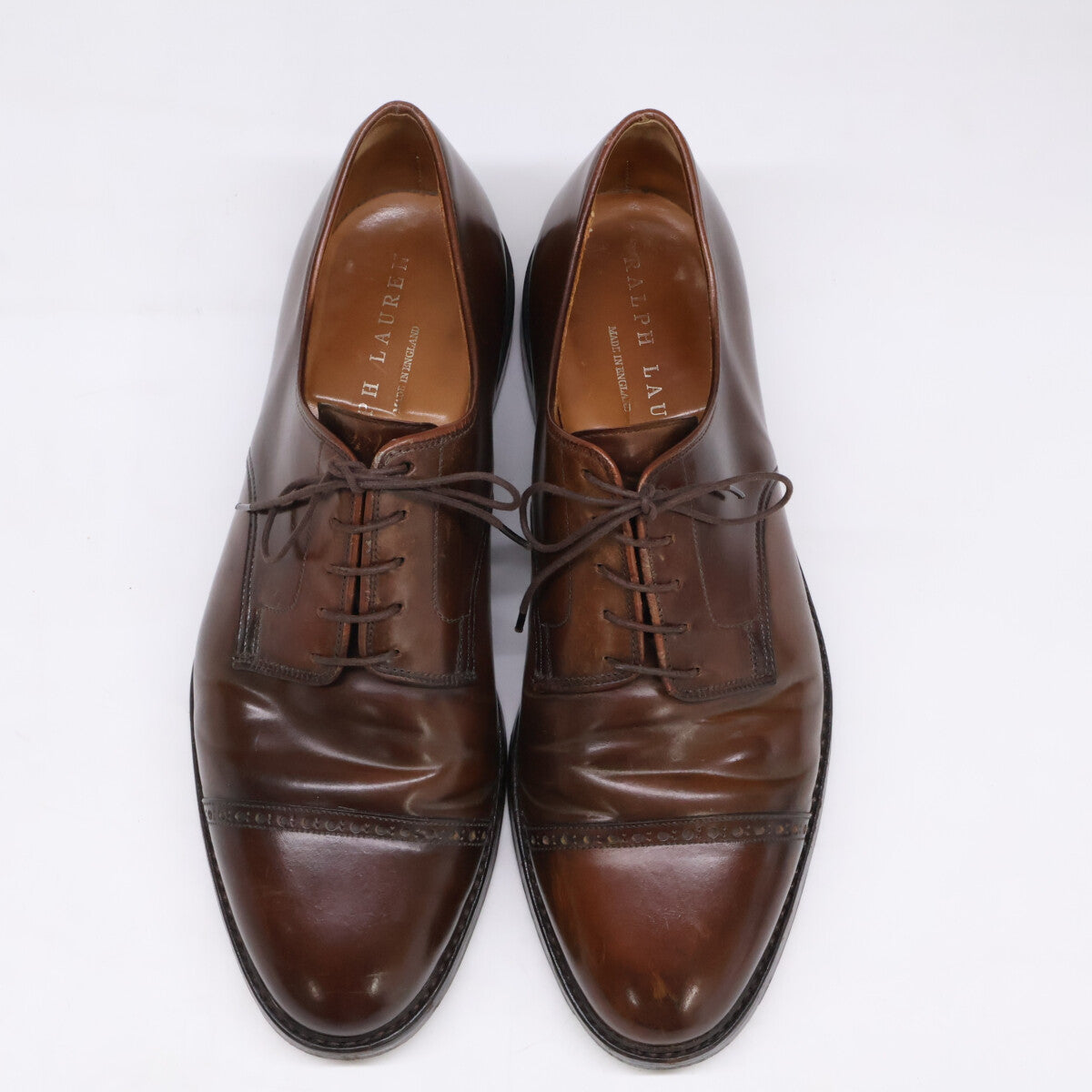 Crockett&Jones Cordovan Ralph Lauren Tip Sneakers Size 10D