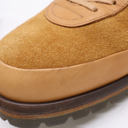 J.M. WESTON 698 Training Suede Sneakers Brown Size 10D