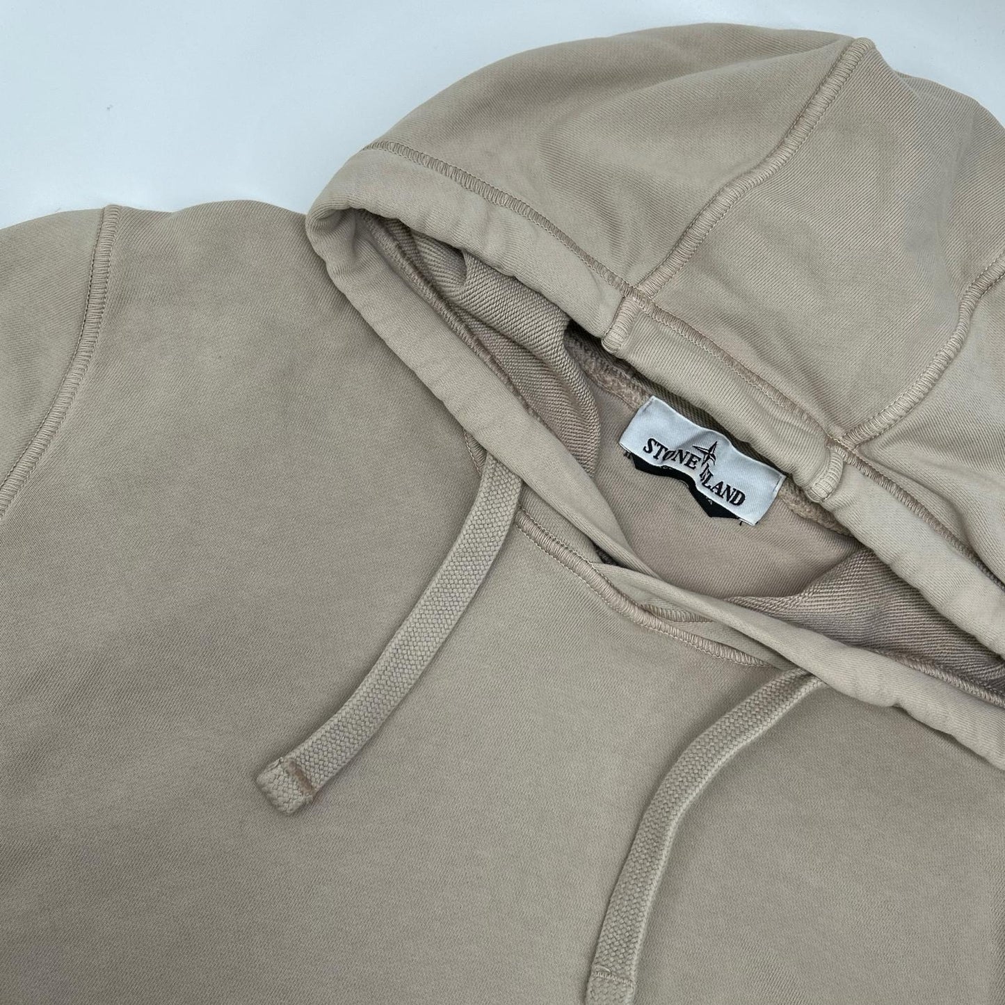STONE ISLAND 101564151 Arm Patch Hoodie Beige Size M