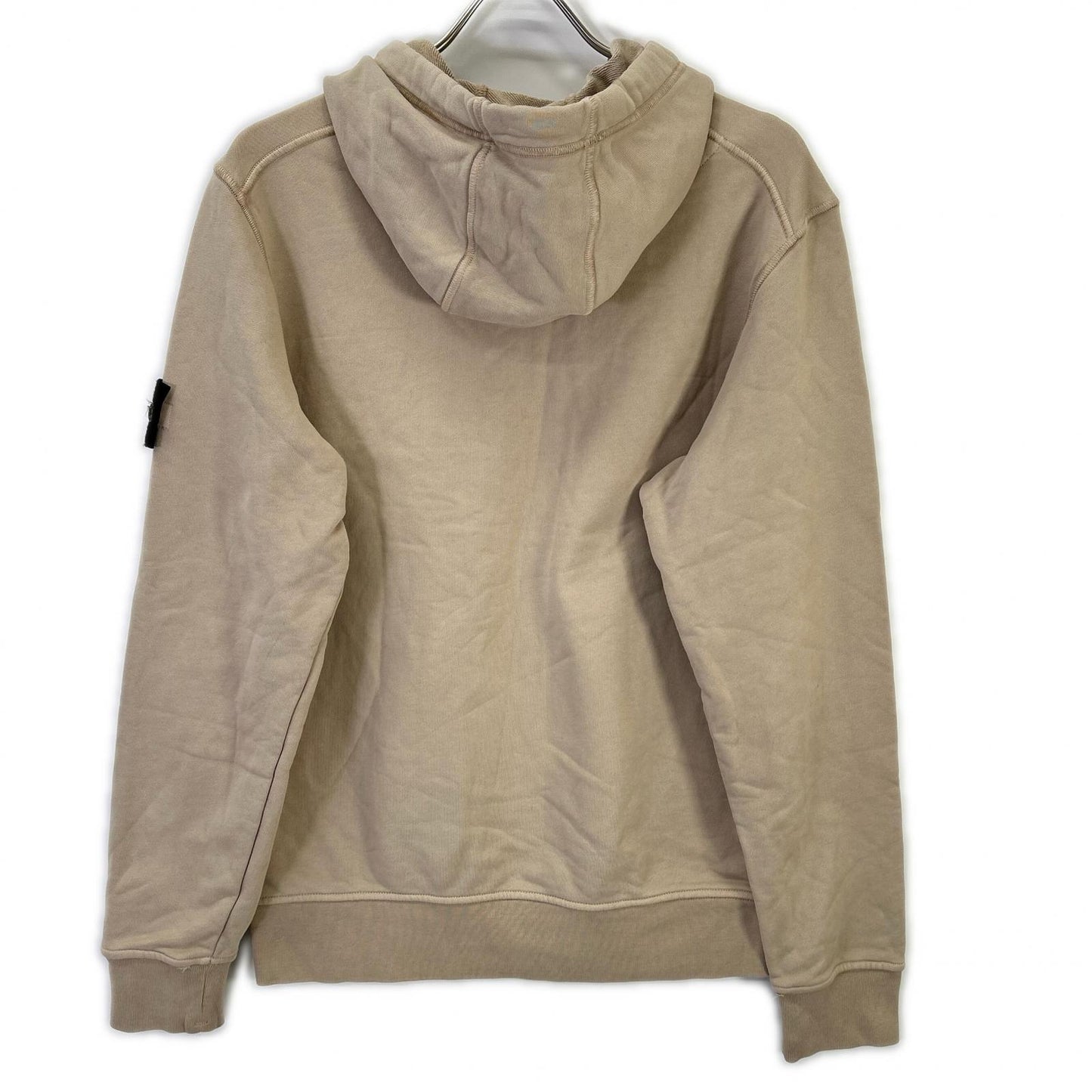 STONE ISLAND 101564151 Arm Patch Hoodie Beige Size M