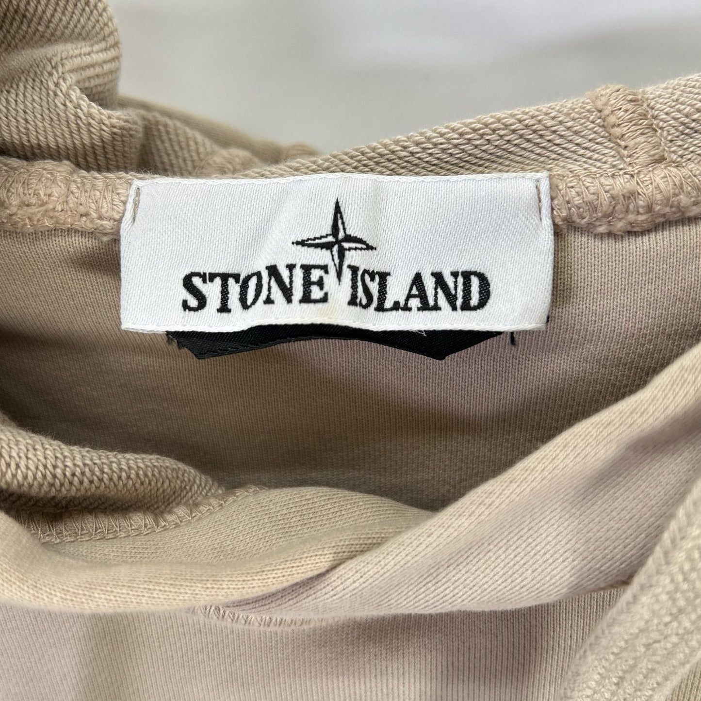 STONE ISLAND 101564151 Arm Patch Hoodie Beige Size M