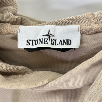 STONE ISLAND 101564151 Arm Patch Hoodie Beige Size M