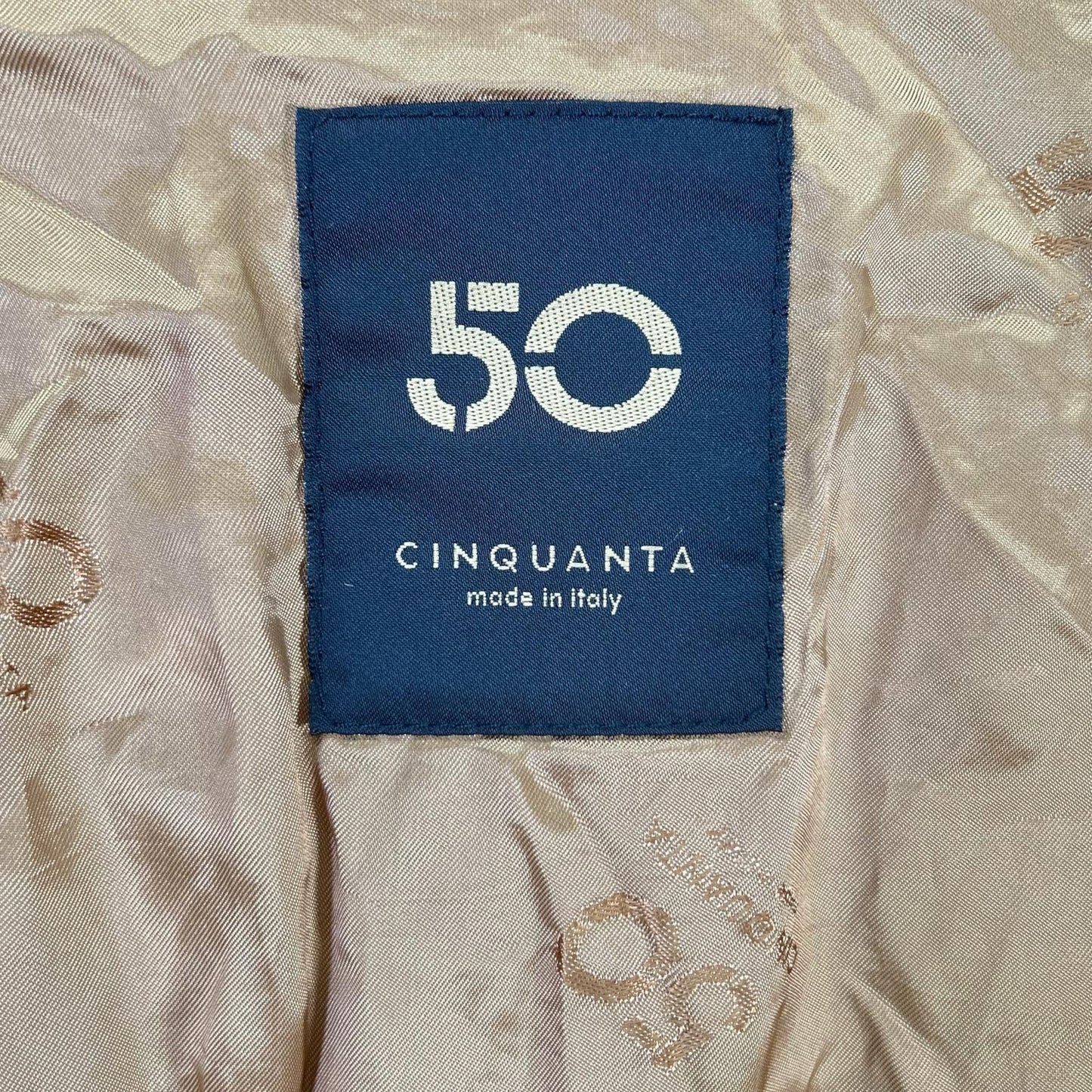 Cinquanta H-502/1 Goat Suede Stand Jacket Brown Size 48