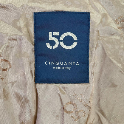 Cinquanta H-502/1 Goat Suede Stand Jacket Brown Size 48