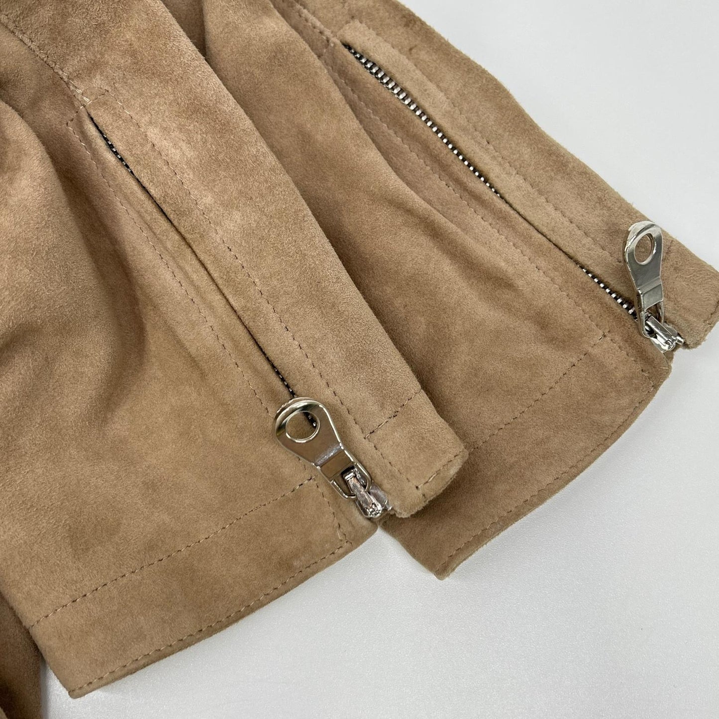 Cinquanta H-502/1 Goat Suede Stand Jacket Brown Size 48