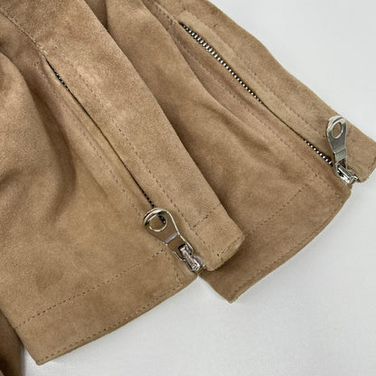 Cinquanta H-502/1 Goat Suede Stand Jacket Brown Size 48