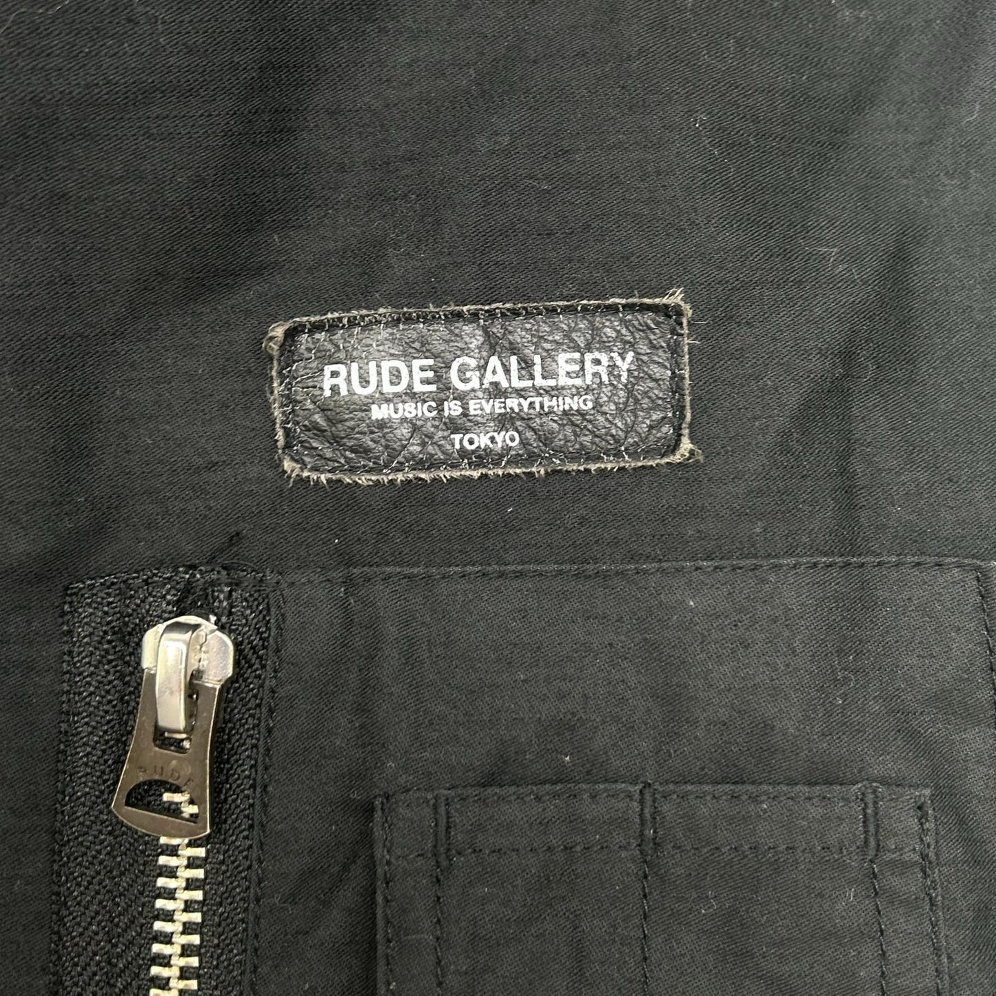 RUDE GALLERY 21AW M-65 Cotton Field Coat Black