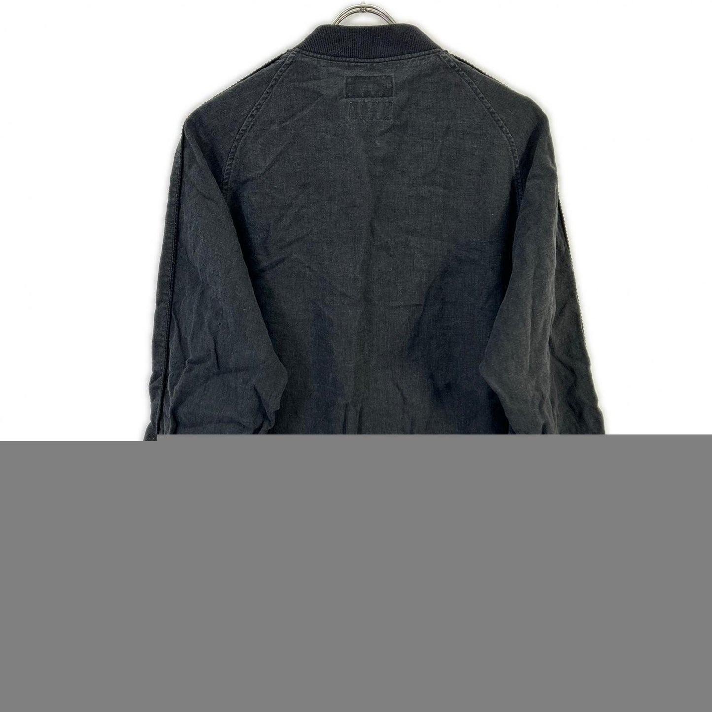 RUDE GALLERY BLACK REBEL 20SS Linen Jacket Black