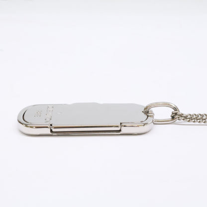 LOUIS VUITTON Monogram Rocket Necklace Silver Size ONE SIZE